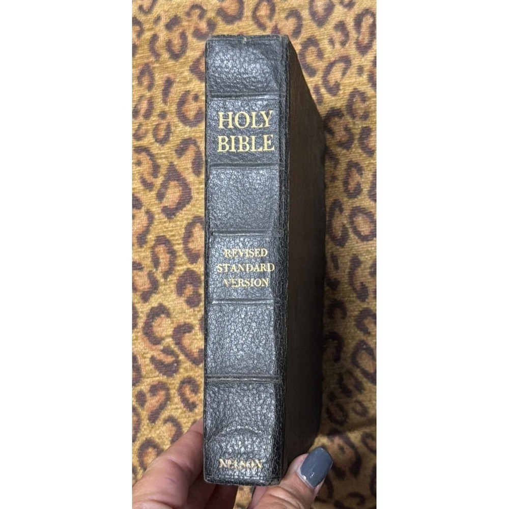 Revised Standard Version Thomas Nelson Sons 1953 Old & New Testament Bible Black